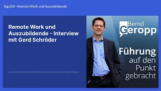 fpg 328 – Remote Work und Auszubildende