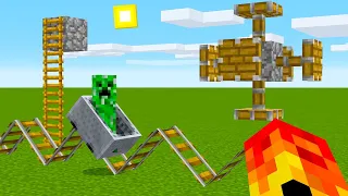 TENTE FAZER CONSTRUÇÕES HACKS IMPOSSÍVEIS DE MINECRAFT