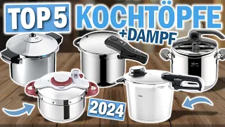 TOP 5 DAMPF KOCHTÖPFE 2024 | Die Besten Dampfkochtöpfe 2024