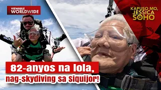 82-anyos na lolang skydiver? | Kapuso Mo, Jessica Soho