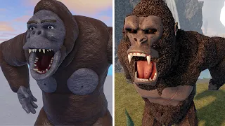 King Kong 1962 KAIJU ALPHA VS Kong 2017 KAIJU UNIVERSE - Comparação