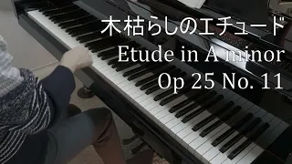 木枯らしのエチュード Chopin Etude Op 25 No.11