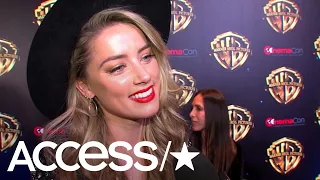 'Aquaman': Amber Heard On The 'Strong, Motivated' Mera & Working With Jason Momoa | Access