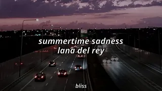 lana del rey - summertime sadness (slowed + reverb) lyrics
