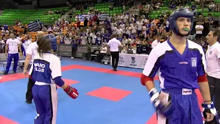 Italy 1 v Greece 1 Older Cadets Team Final WAKO European Championships 2019