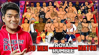 30 MEN ROYAL RUMBLE MATCH - WR3D MOD!