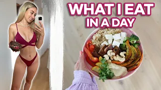 Das esse ich an einem Tag als Fitness Influencerin | Schnelle, einfach & gesunde Rezepte!