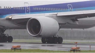 Pratt & Whitney PW4090 エンジン音 　 Boeing 777 PW4090 drop spool, characteristic engine sound