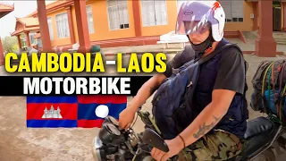 The Most Corrupt Border Crossing | Cambodia to Laos by Motorbike