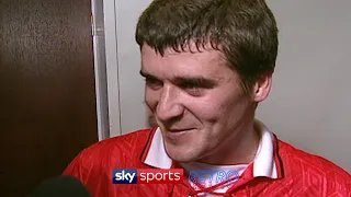 "I'm surprised I scored" - Roy Keane after getting the winner in his 1st Manchester Derby
