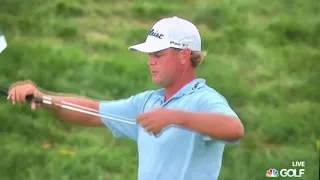 Patton Kizzire has meltdown, breaks putter at BMW Championship