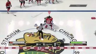 NHL 14 Demo: First Goalie Fight and Double Fight