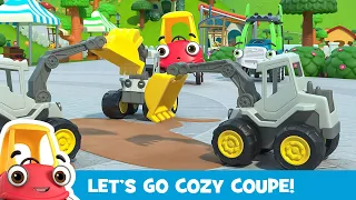 Car Wash + More | Let's Go Cozy Coupe | Kids Videos | Cartoons for Kids