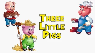 English fairy tales for children "Three Little Pigs" with subtitles