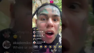 6ix9ine IG LIVE: Talking about why he have bodyguards with him