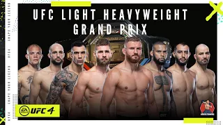 UFC LIGHT HEAVYWEIGHT GRAND PRIX UFC 4 (Feb 21, 2021 Ranking)