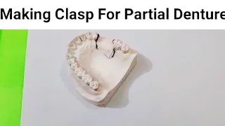 Step #01Making Clasps For Removable partial Denture #partial_denture #dentalstudent  #Smartdentistry