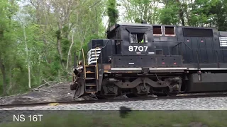Norfolk Southern Train Catches Fire
