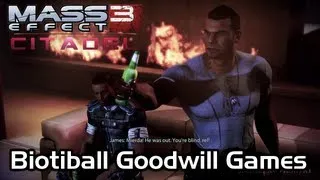 Mass Effect 3 - Citadel DLC - Invite up James Vega & Steve Cortez (Biotiball Goodwill Games)