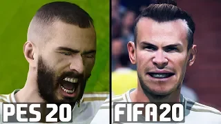 FIFA 20 vs PES 2020: Graphics, Facial Expressions, Player Animations, Celebrations