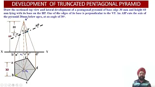 Engineering Graphics Lecture 014K Development of Surfaces of Solids XI