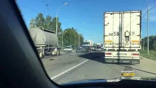 Новосибирск. ДТП на трассе.