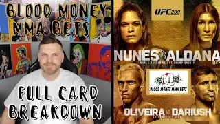 UFC 289 Nunes vs Aldana | Oliveira vs Dariush | Full Card Breakdown and Predictions  #UFC289