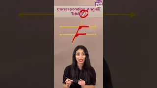 Lines and angle tricks to remember the angles #ytshorts #linesandangles #byjus