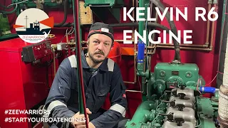 British Classic - Diesel Engine Kelvin R6 - Start up