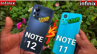 Infinix Note 11 Vs infinix Note 12 Camera Test Comparison | 50MP VS 50MP