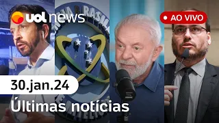 🔴 Carlos Bolsonaro depõe em menos de uma hora à PF; Lula fala de Bolsonaro, ácido em Joinville e+