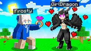 Frosty Gets MARRIED to Girl Mobs in Minecraft!