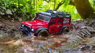 Traxxas TRX4M Defender Scale Trail Run - RC Crawler 1/18 Scale