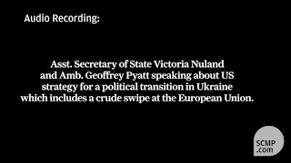 Recorded conversation between Asst. Sec. of State Victoria Nuland and Amb. Jeffery Pyatt