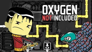 Охлаждение воздуха. Пластмассовый первенец. Oxygen Not Included, часть 14.