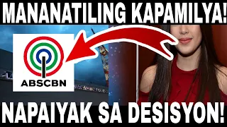 KAPAMILYA PARIN! SIKAT NA AKTRES NG ABSCBN NAPAIYAK SI SHAINA MAGDAYAO