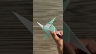 DIY | How To Make A Paper Shuriken | Easy Origami 🥷🌟 #shorts #easy #cool #ninja