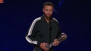 Steph Steph Curry wins the ESPY for best record performance |Nba |2022 espys