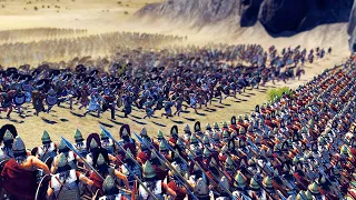 HUGE Armies Clash On MASSIVE Hill! - Total War: Rome 2