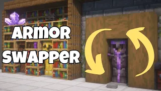 How to Build an EASY Armor Stand Swapper | Minecraft 1.20+