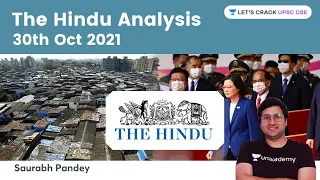 The Hindu Newspaper Editorial Analysis 30th Oct 2021 | Current Affairs | UPSC CSE | Saurabh Pandey