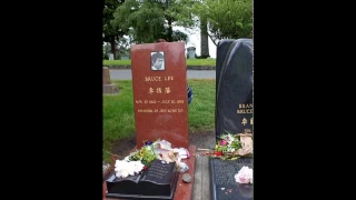 Bruce Lee & Brandon Lee's grave site