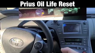 How To Reset Maintenance Required Message 2013 Toyota Prius
