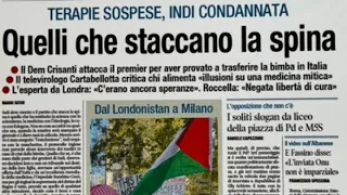 Rassegna stampa 12 novembre 2023. Quotidiani nazionali italiani. Prime pagine dei giornali di oggi