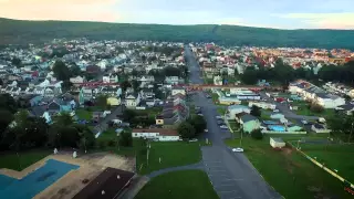 Drone Footage of Mt. Carmel, PA and Kulpmont, PA