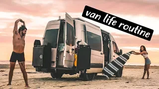 DAILY VAN LIFE ROUTINE IN MEXICO