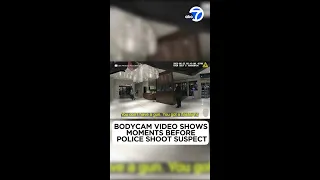 LAPD bodycam video shows tense moments before Little Tokyo police shooting #shorts