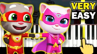 Talking TOM HERO DASH - Boss Theme - VERY EASY Piano tutorial