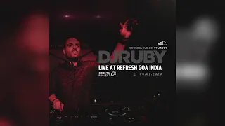 DJ Ruby Live at Refresh, Goa India 08-01-2020