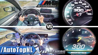 BMW M5 Competition 625HP vs 639HP AMG GT 63S 4 Door | ACCELERATION SOUND & AUTOBAHN POV by AutoTopNL